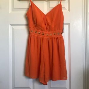 Orange romper